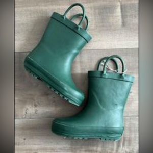 Lonecone green rain boots toddler sz 6